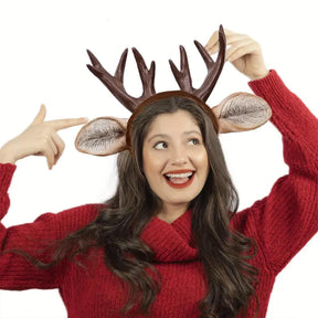 Deer Horn and Ear Adult Costume Headband