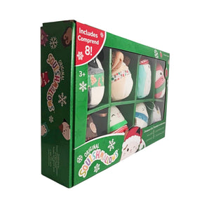 Squishmallow 4 Inch Plush Ornaments 8 Pack | Winter