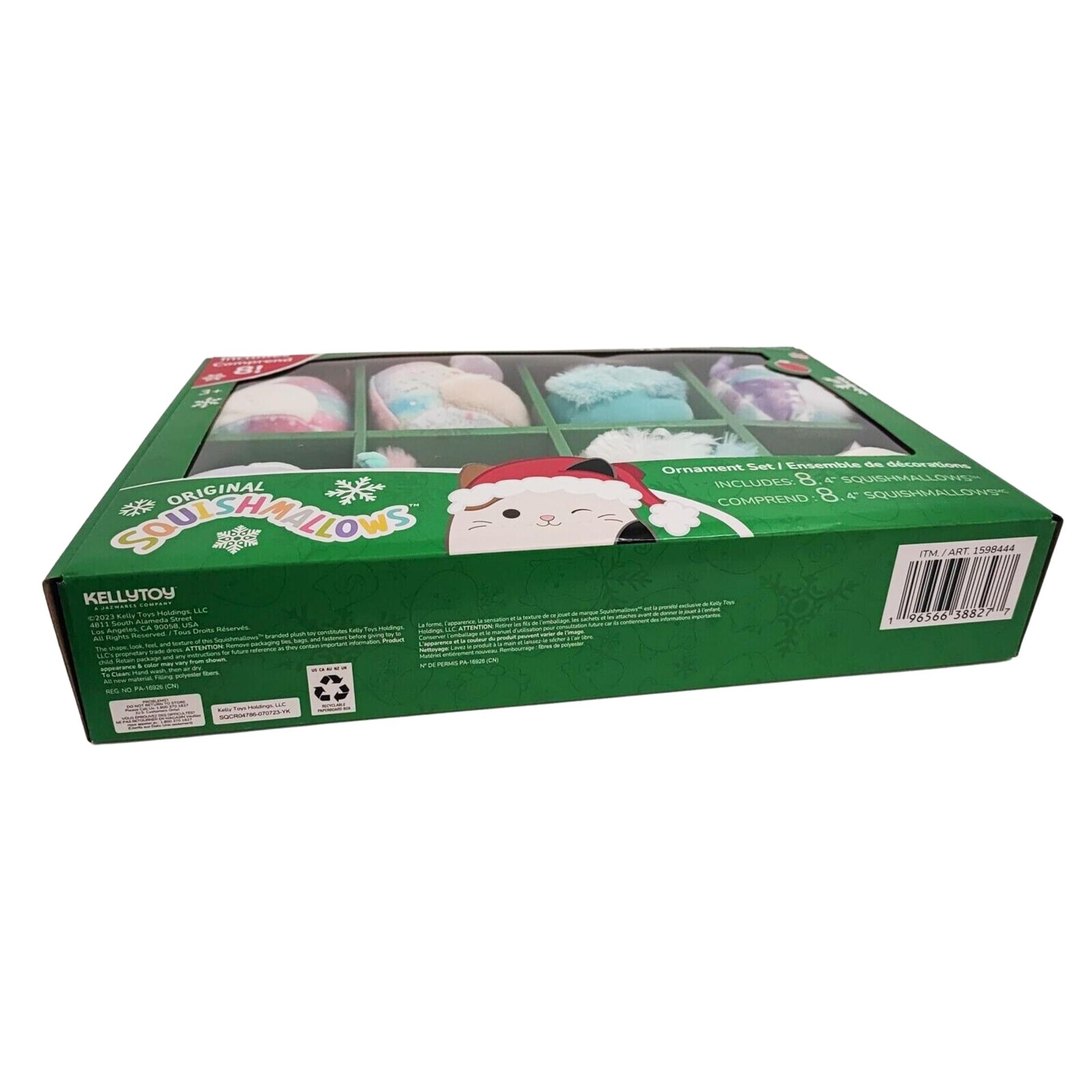 Squishmallow 4 Inch Plush Ornaments 8 Pack | Fantasy