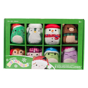 Squishmallow 4 Inch Plush Ornament 8 Pack | Winter