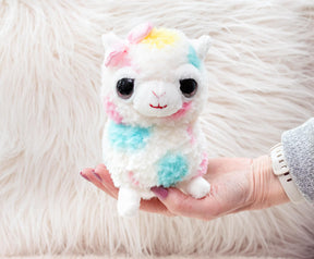 Cute and Cuddly 6 Inch Alpaca Plush | White