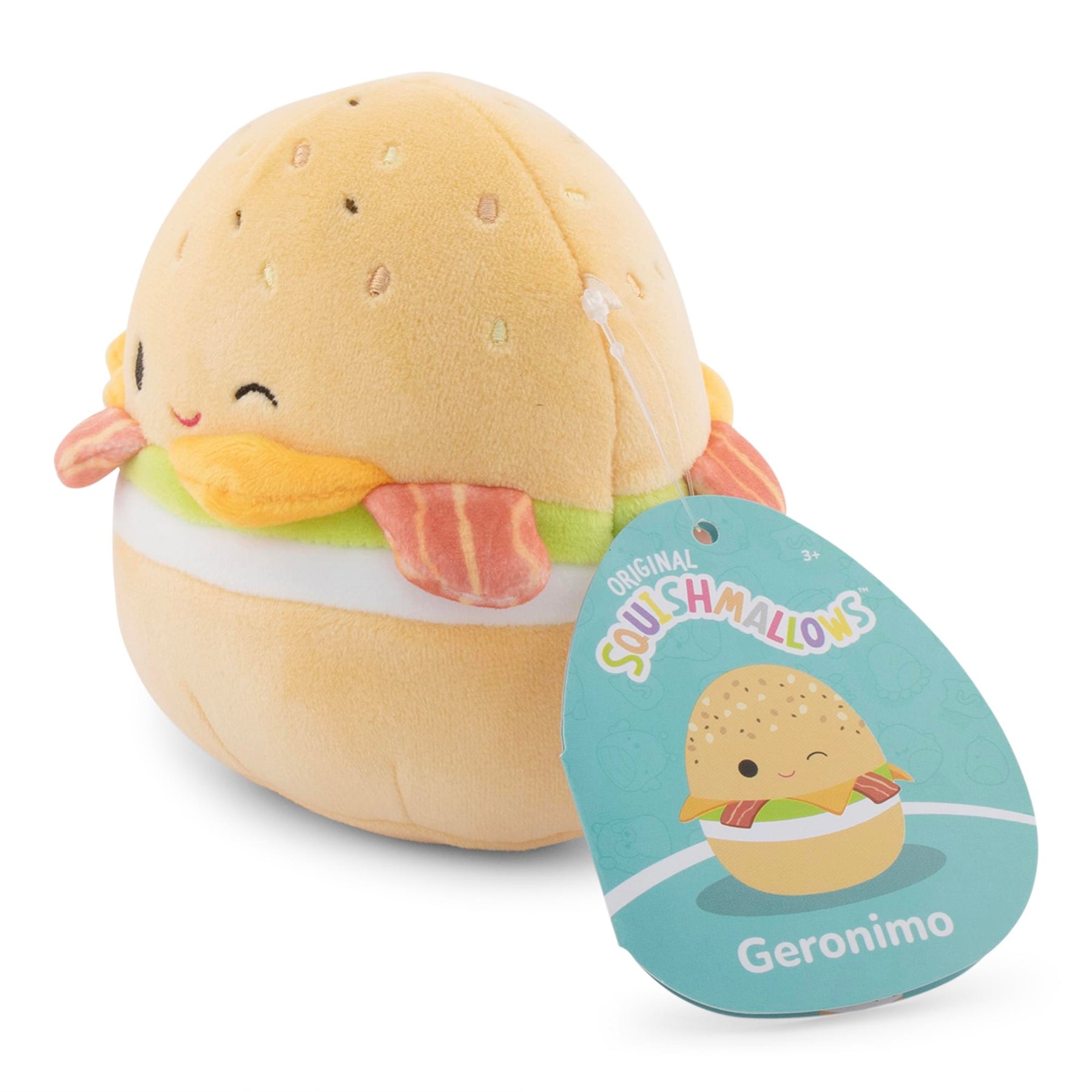 Squishmallows Breakfast Squad 5 Inch Plush | Geronimo The Bagel