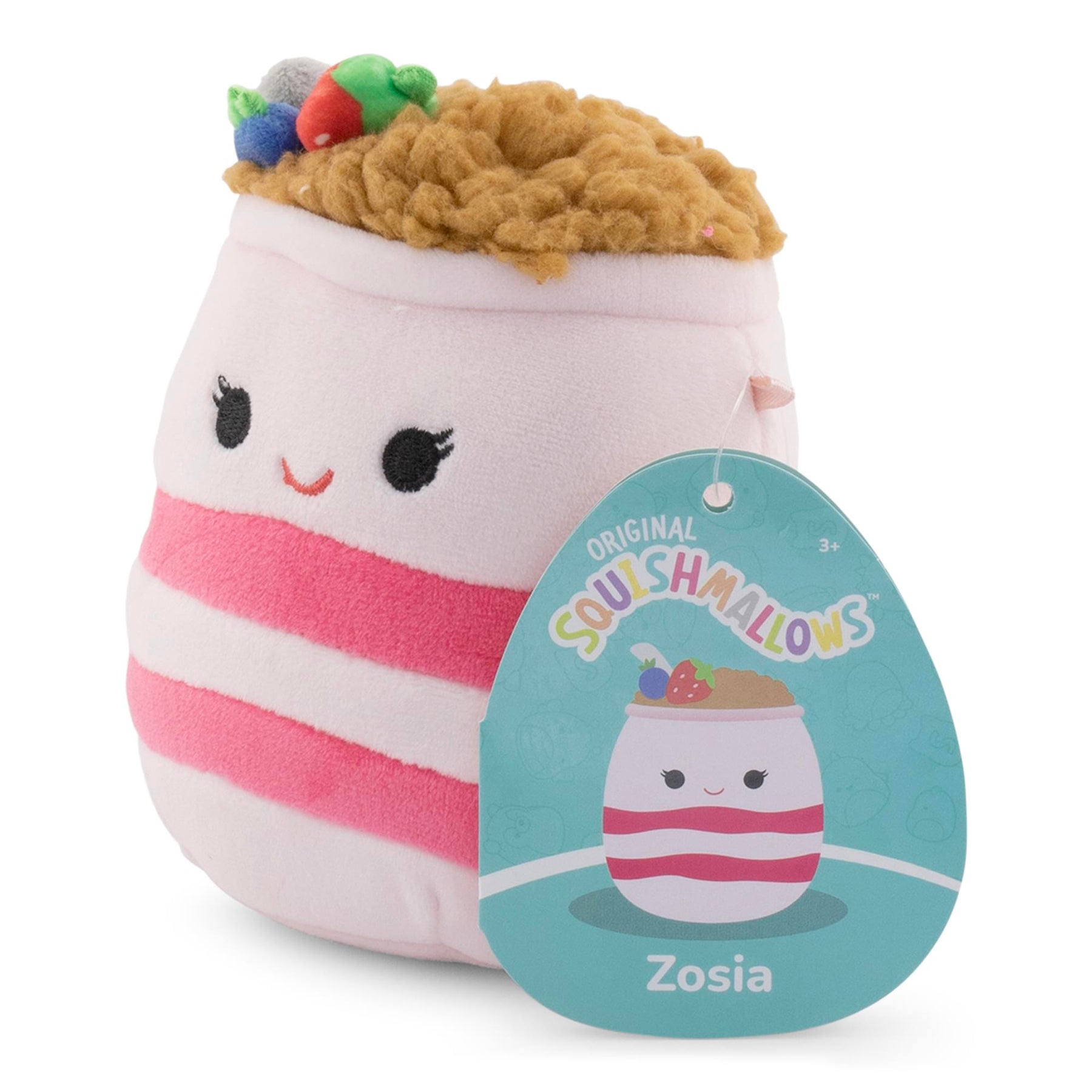 Squishmallows Breakfast Squad 5 Inch Plush | Zosia The Yogurt Parfait