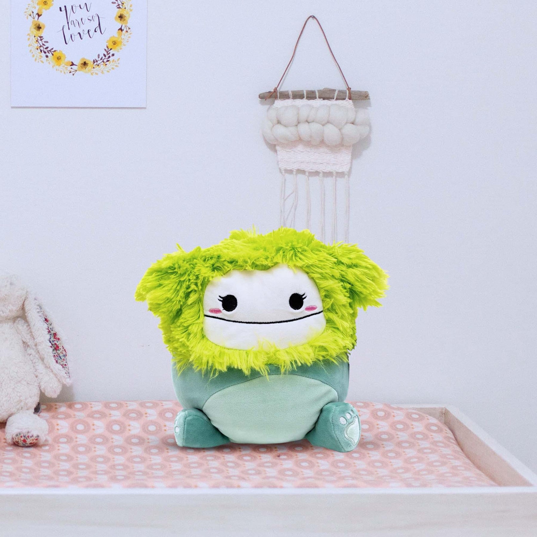 Squishmallows 12 Inch Plush | Bren the Green Bigfoot