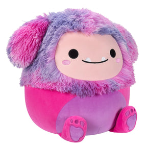 Squishmallow 12 Inch Plush | Woxie the Magenta Bigfoot