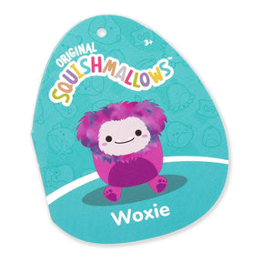 Squishmallow 12 Inch Plush | Woxie the Magenta Bigfoot