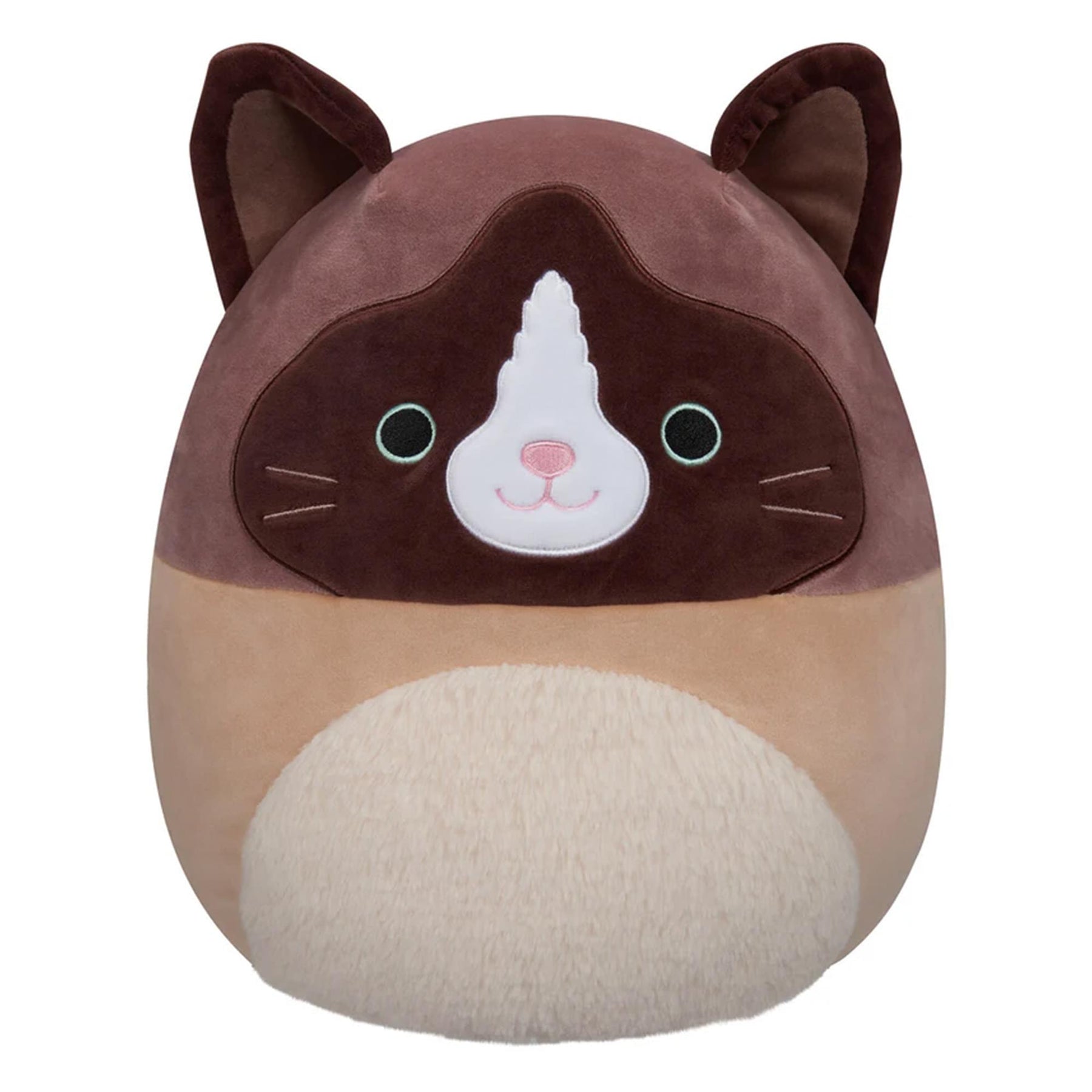 Squishmallow 12 Inch Plush | Woodward the Brown and Tan Snowshoe Cat