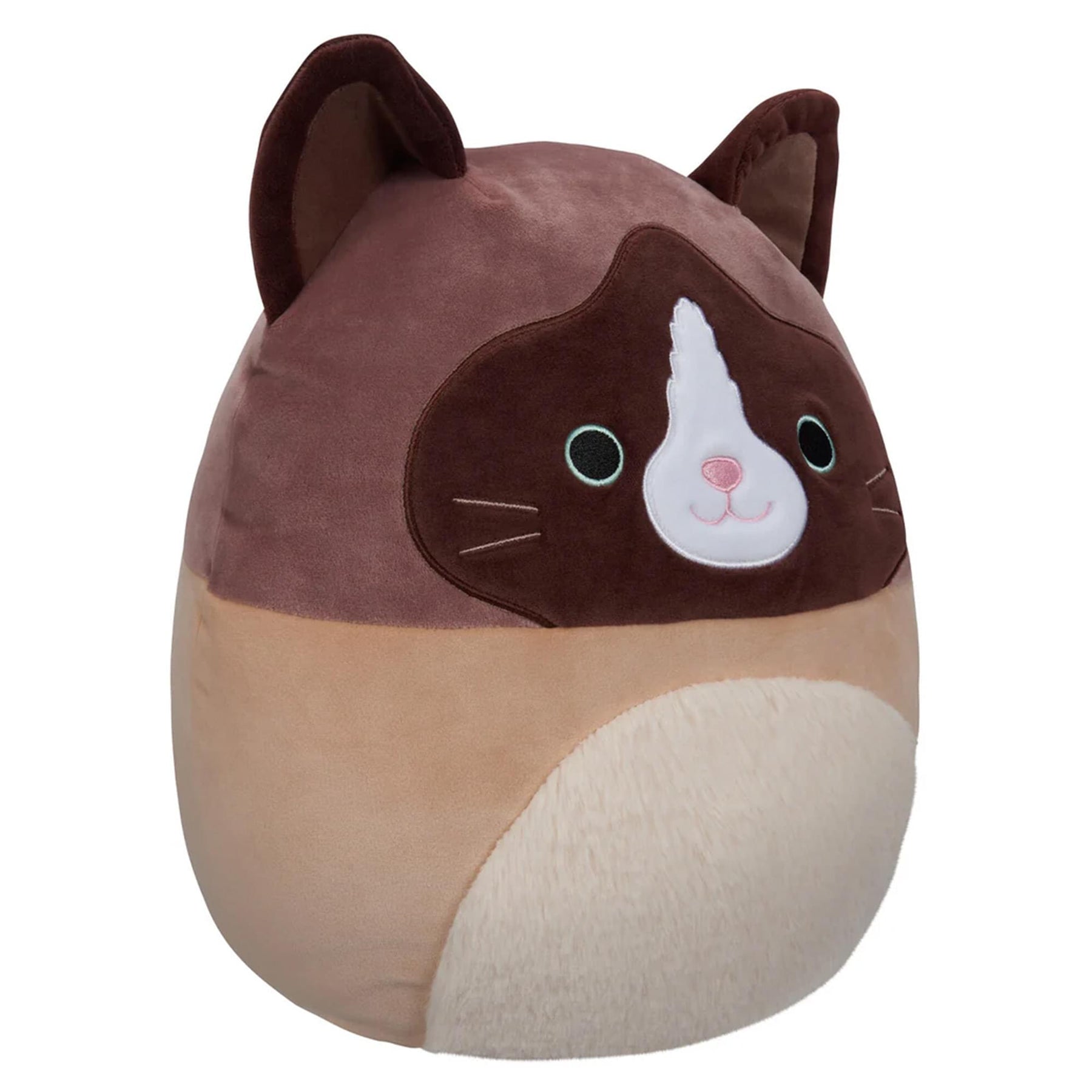 Squishmallow 12 Inch Plush | Woodward the Brown and Tan Snowshoe Cat