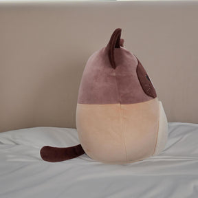 Squishmallow 12 Inch Plush | Woodward the Brown and Tan Snowshoe Cat