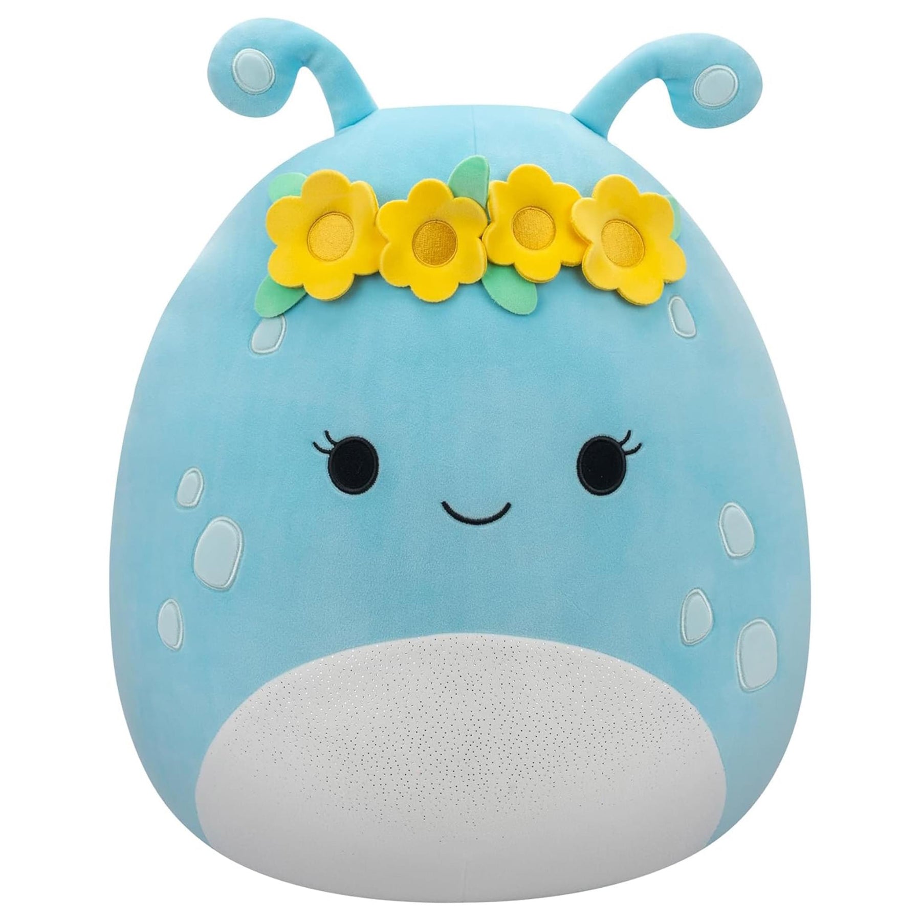 Squishmallow 12 Inch Plush | Natnat the Pastel Blue Alien