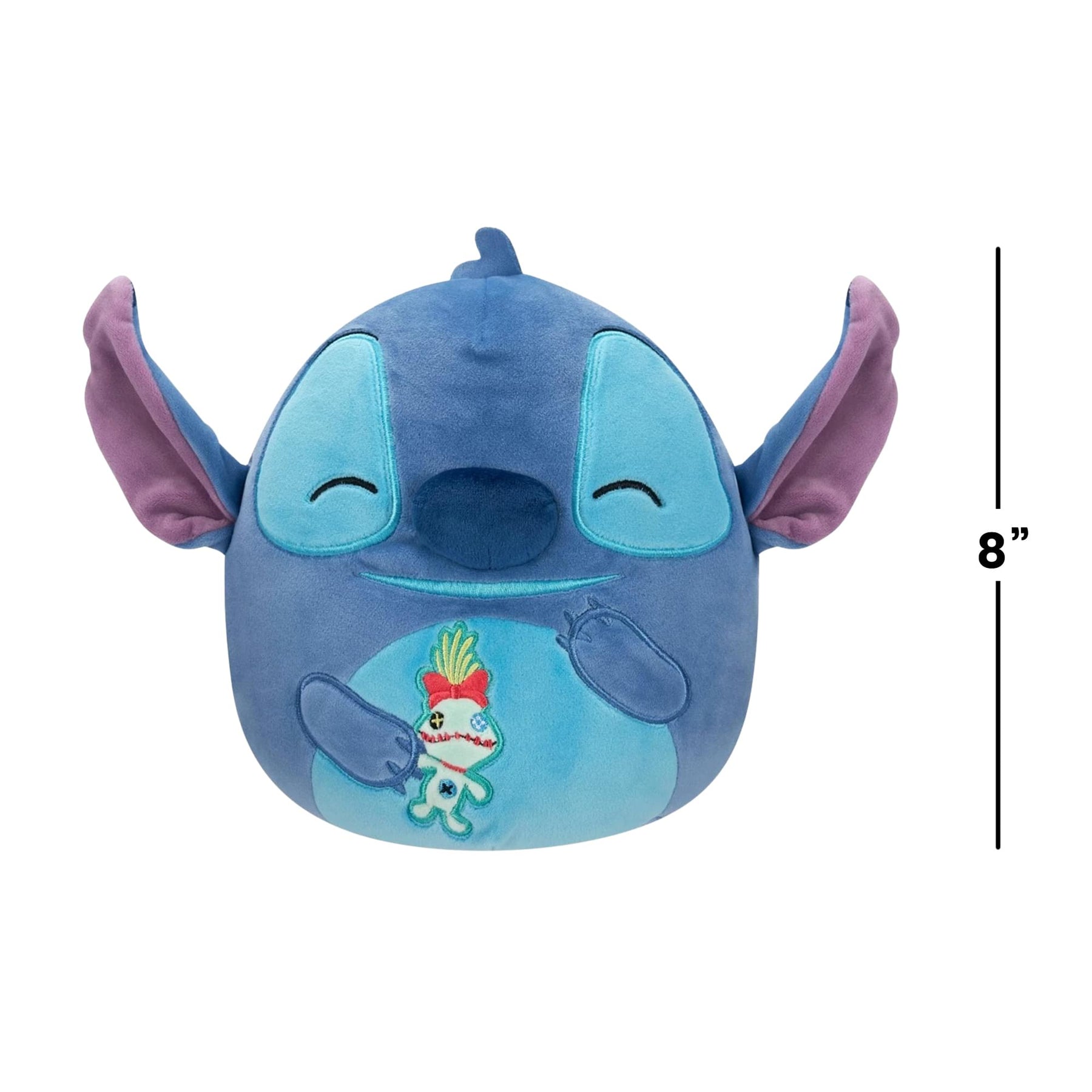 Squishmallows Disney 8 Inch Plush | Stitch with Scrump