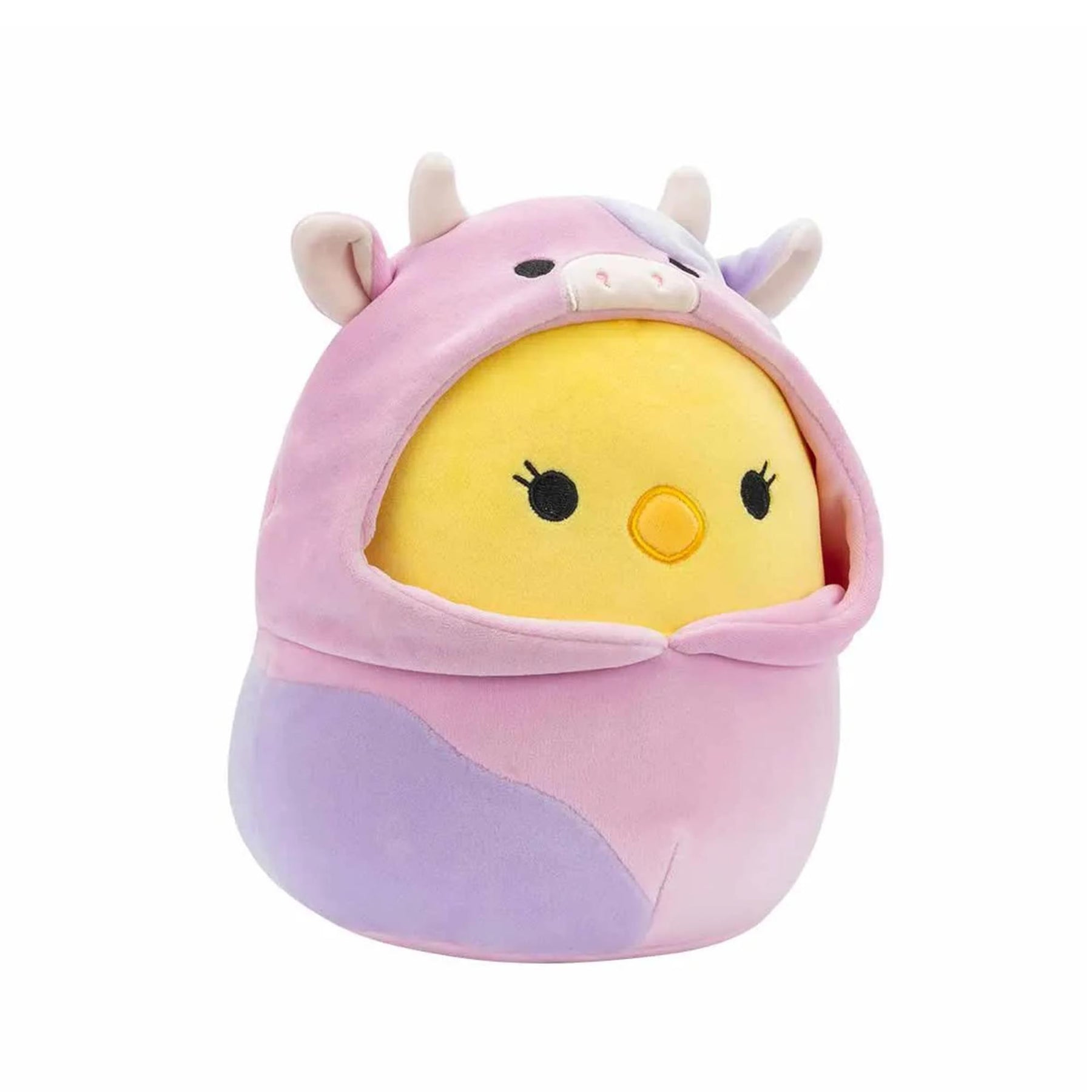 Squishmallows Easter Squad 12 Inch Plush | Aimee the Chick in Cow Hoodie