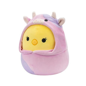 Squishmallows Easter Squad 12 Inch Plush | Aimee the Chick in Cow Hoodie