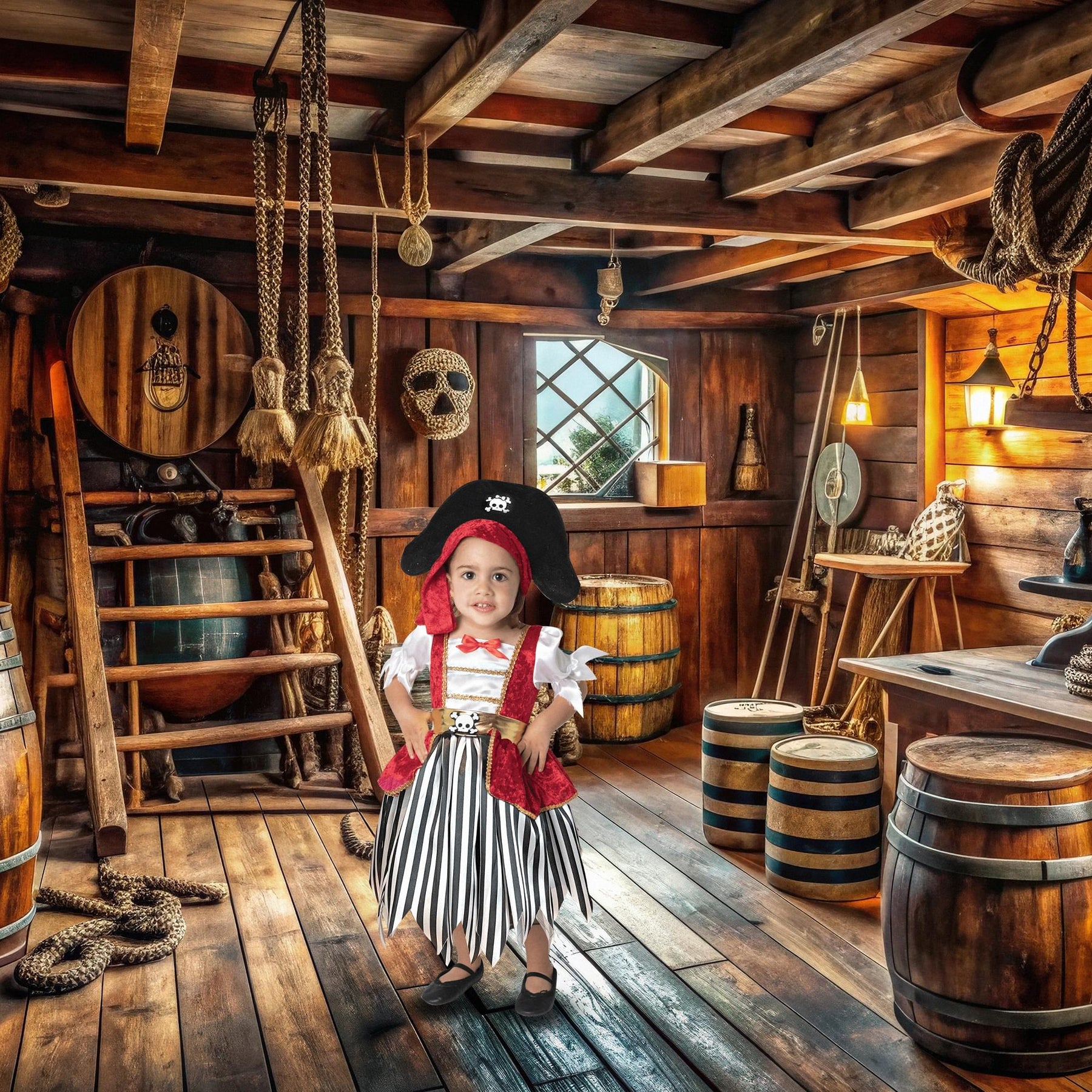 Pirate Girl Toddler Costume