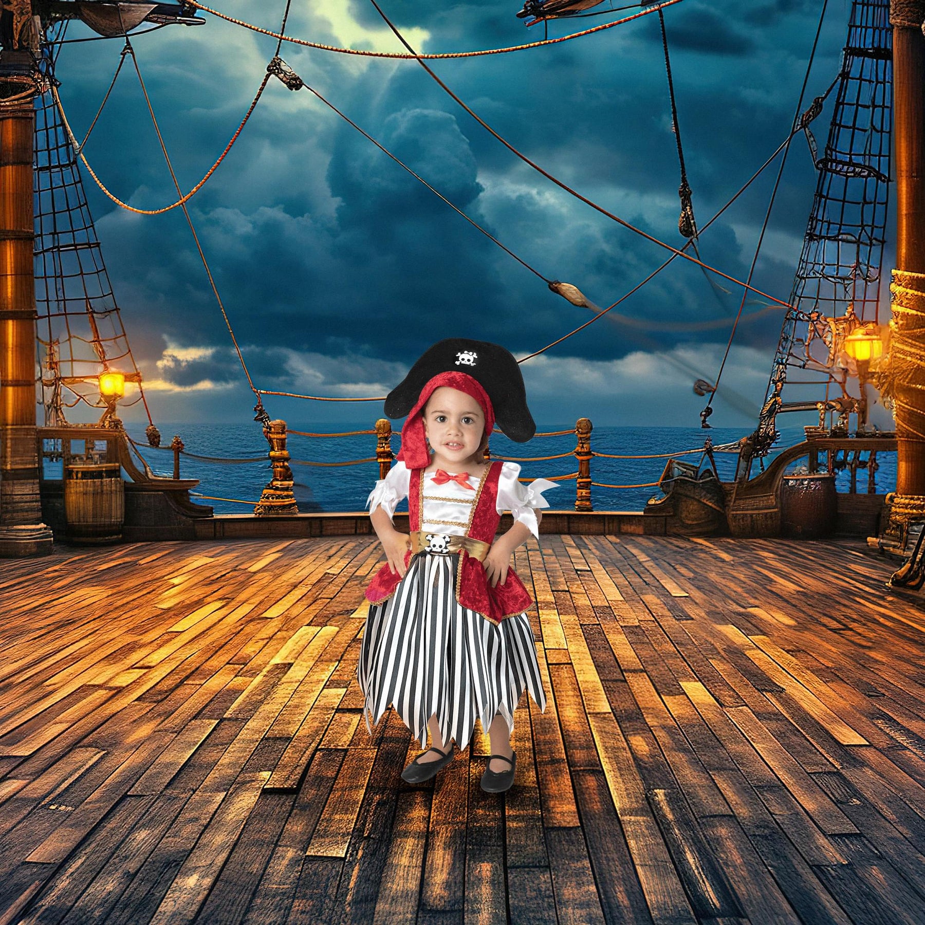 Pirate Girl Toddler Costume