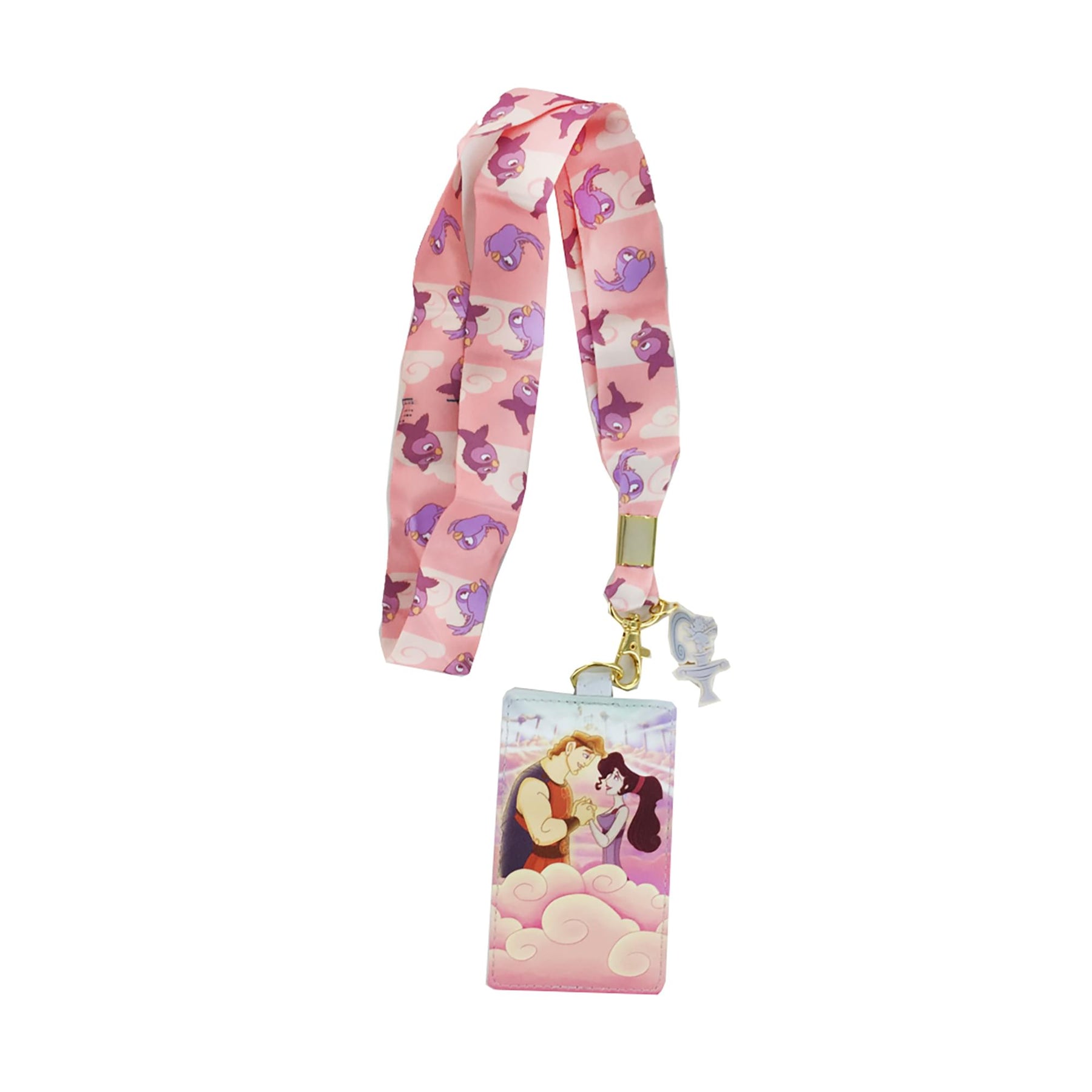 Disney Hercules Herc and Meg Lanyard with Cardholder