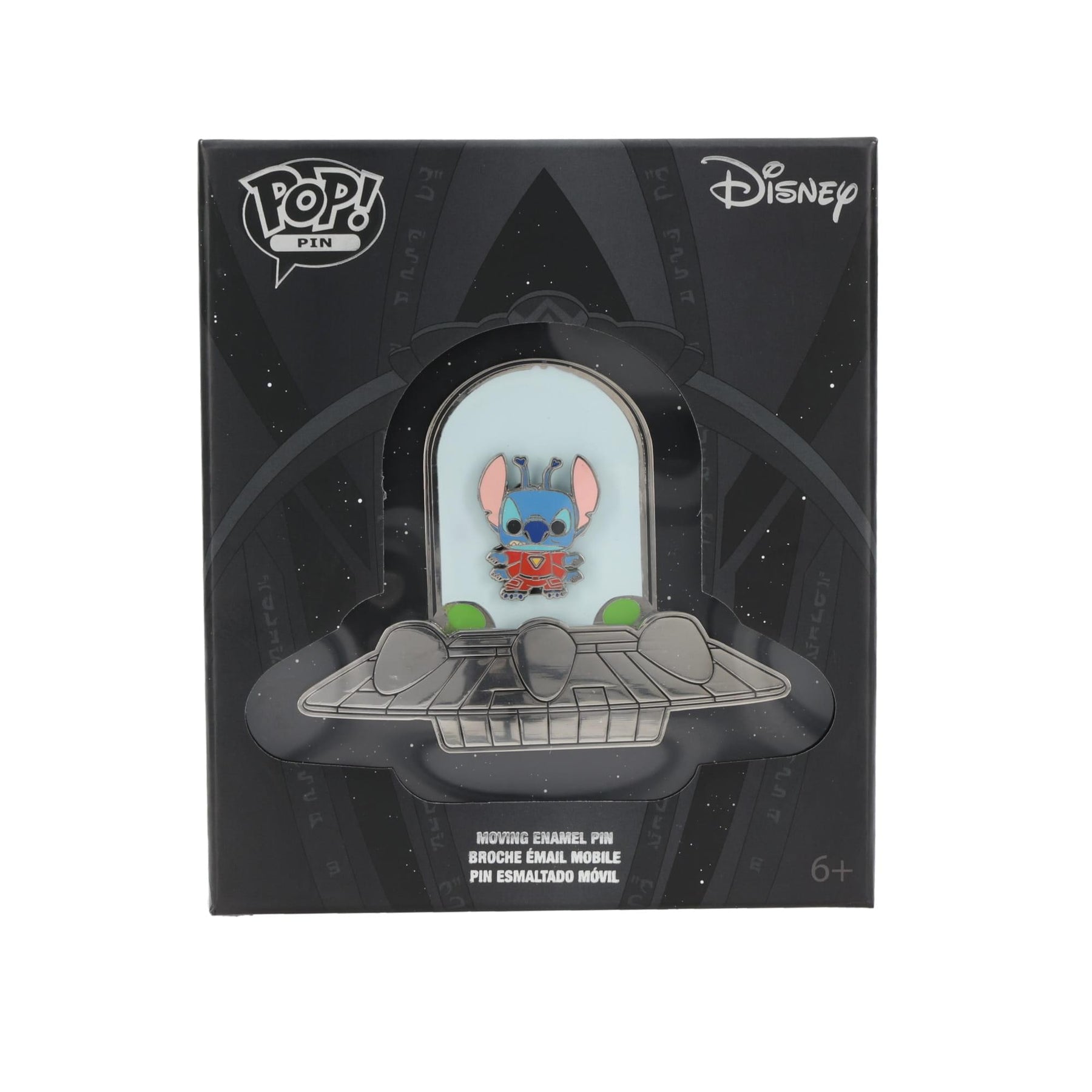 Disney Stitch Experiment 626 Capsule Sliding Enamel Pin