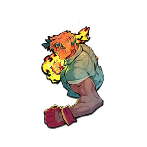 Streets of Rage 4 Axel Stone Luxury Enamel Icon Pin