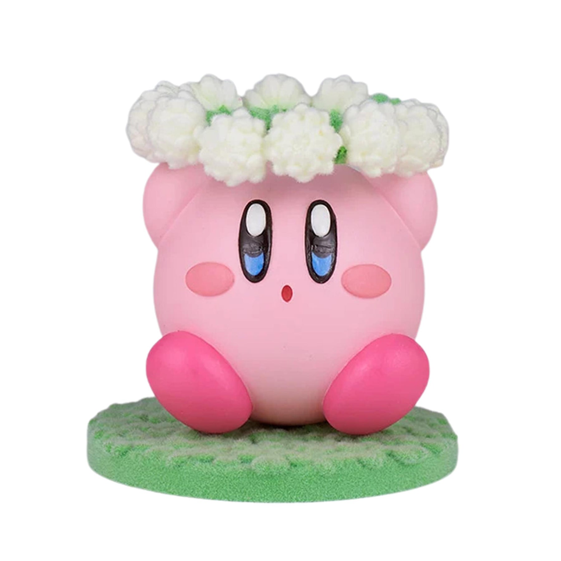 Kirby Fluffy Puffy Play In The Flowers Mini Figure | Kirby Ver. B