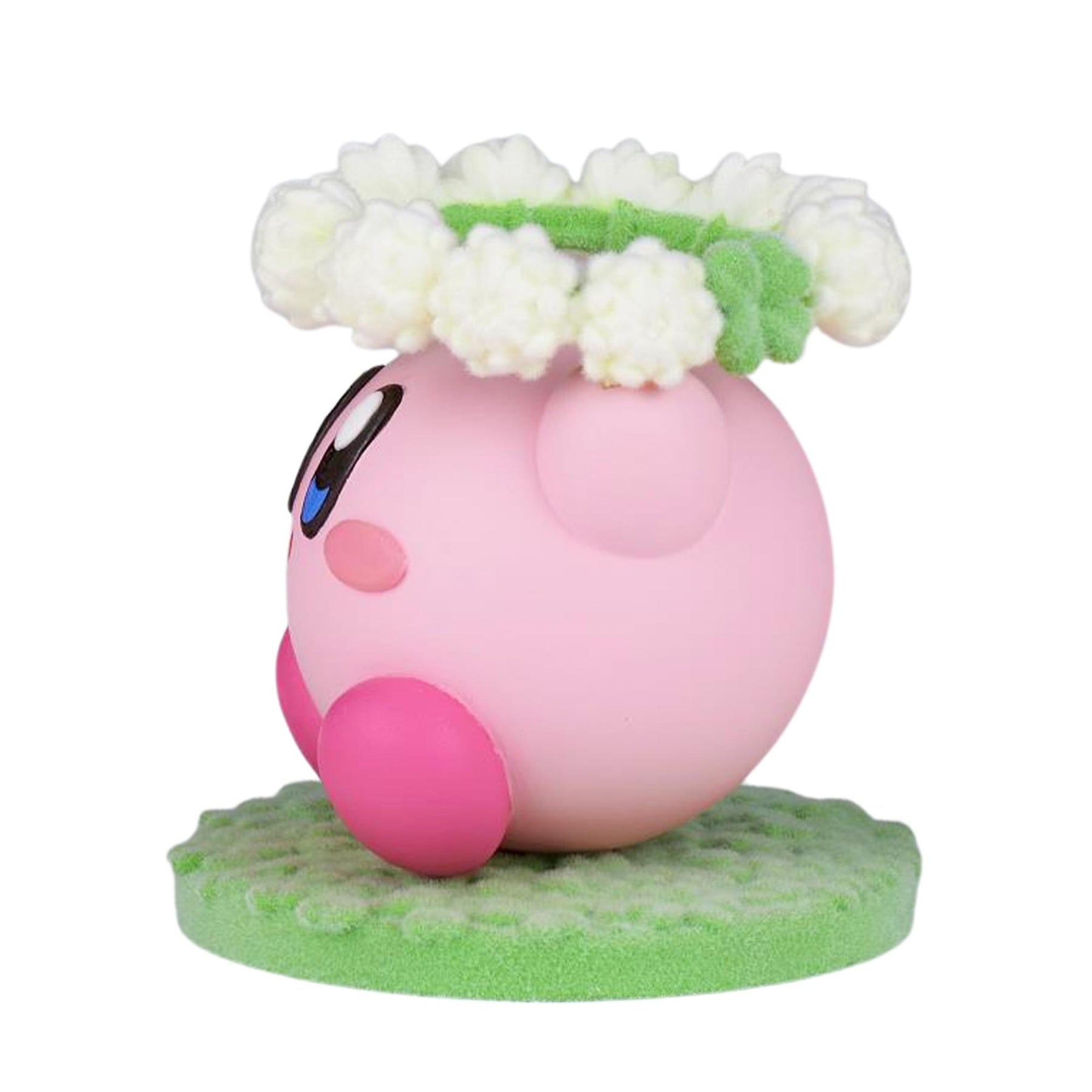 Kirby Fluffy Puffy Play In The Flowers Mini Figure | Kirby Ver. B