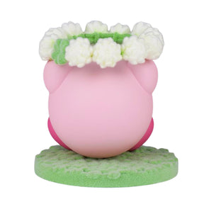 Kirby Fluffy Puffy Play In The Flowers Mini Figure | Kirby Ver. B