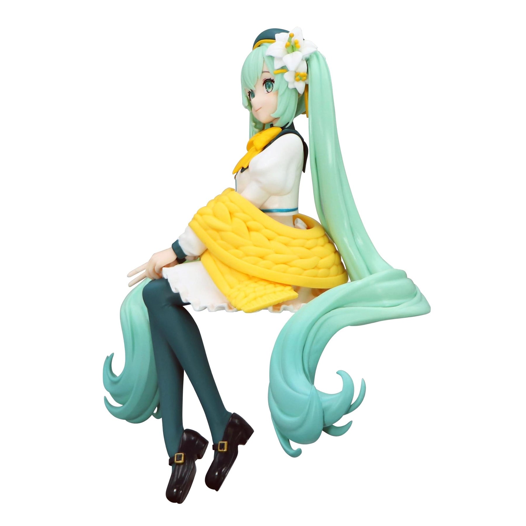 Vocaloid Noodle Stopper Figure | Hatsune Miku Flower Fairy Lily White Version