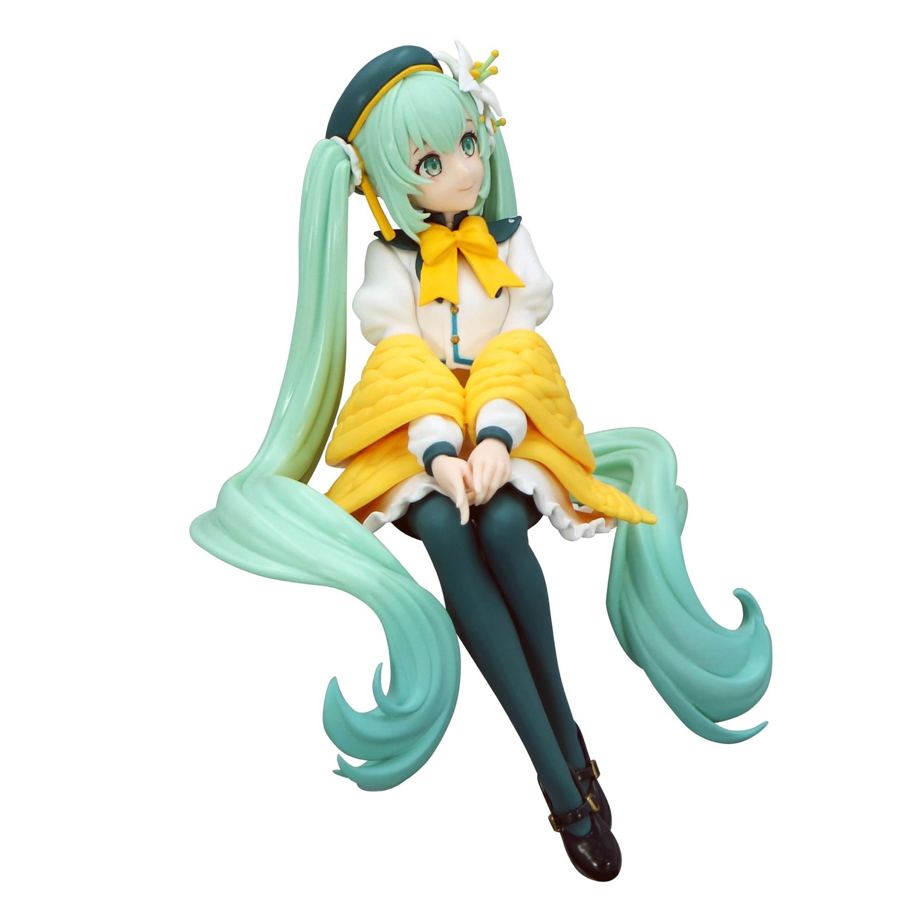 Vocaloid Noodle Stopper Figure | Hatsune Miku Flower Fairy Lily White Version