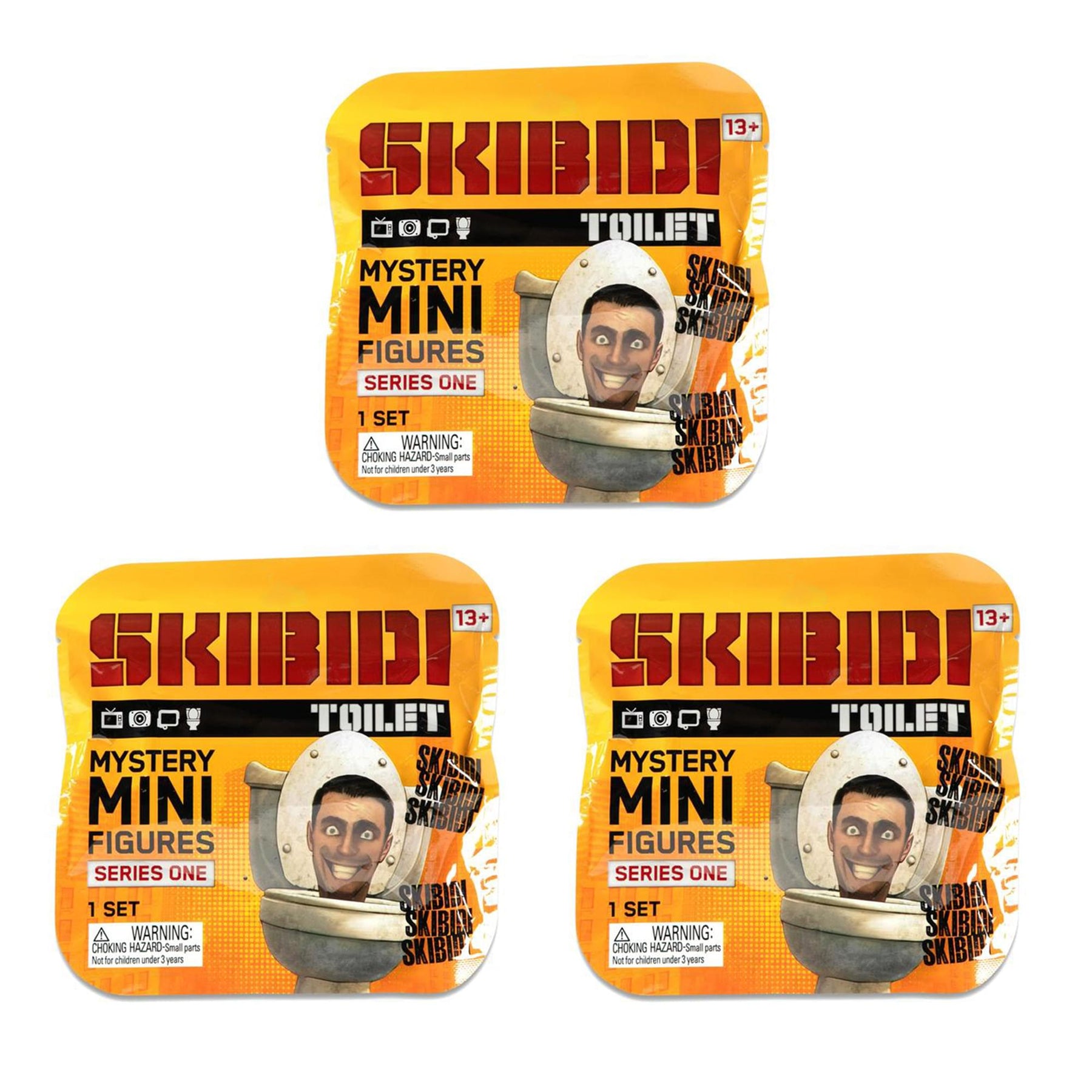 Skibidi Toilet 2.5 Inch Mystery Mini  Figure | Random 3 Count