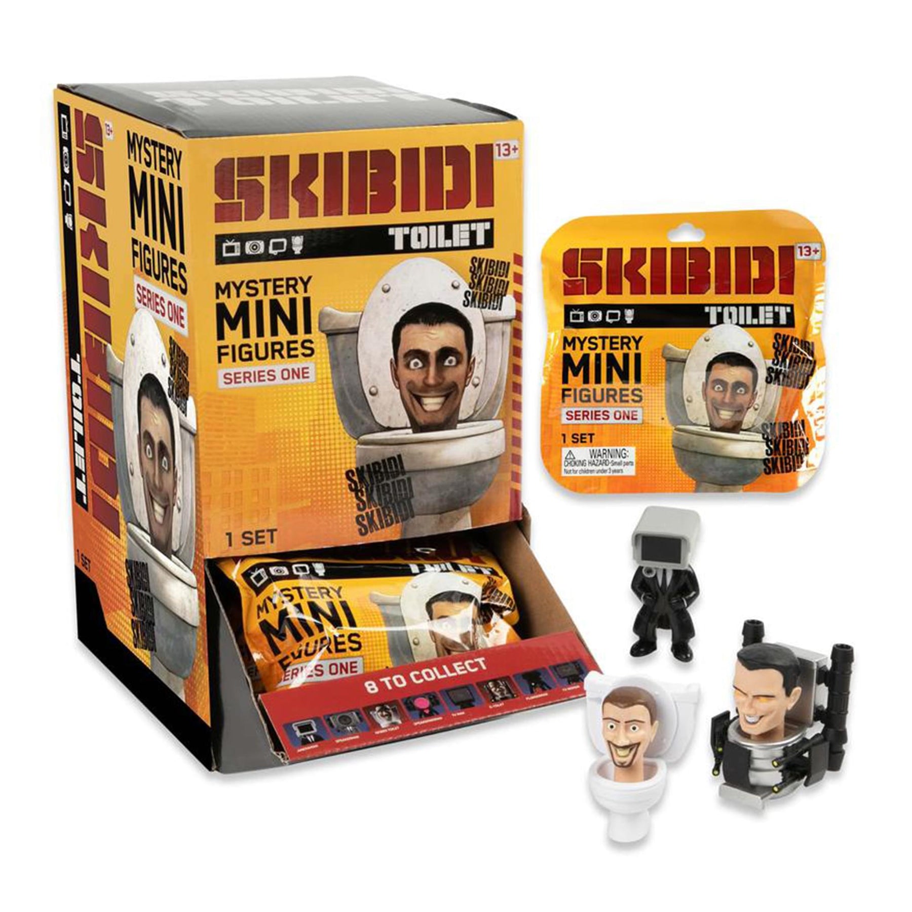 Skibidi Toilet 2.5 Inch Mystery Mini  Figure | Random 3 Count