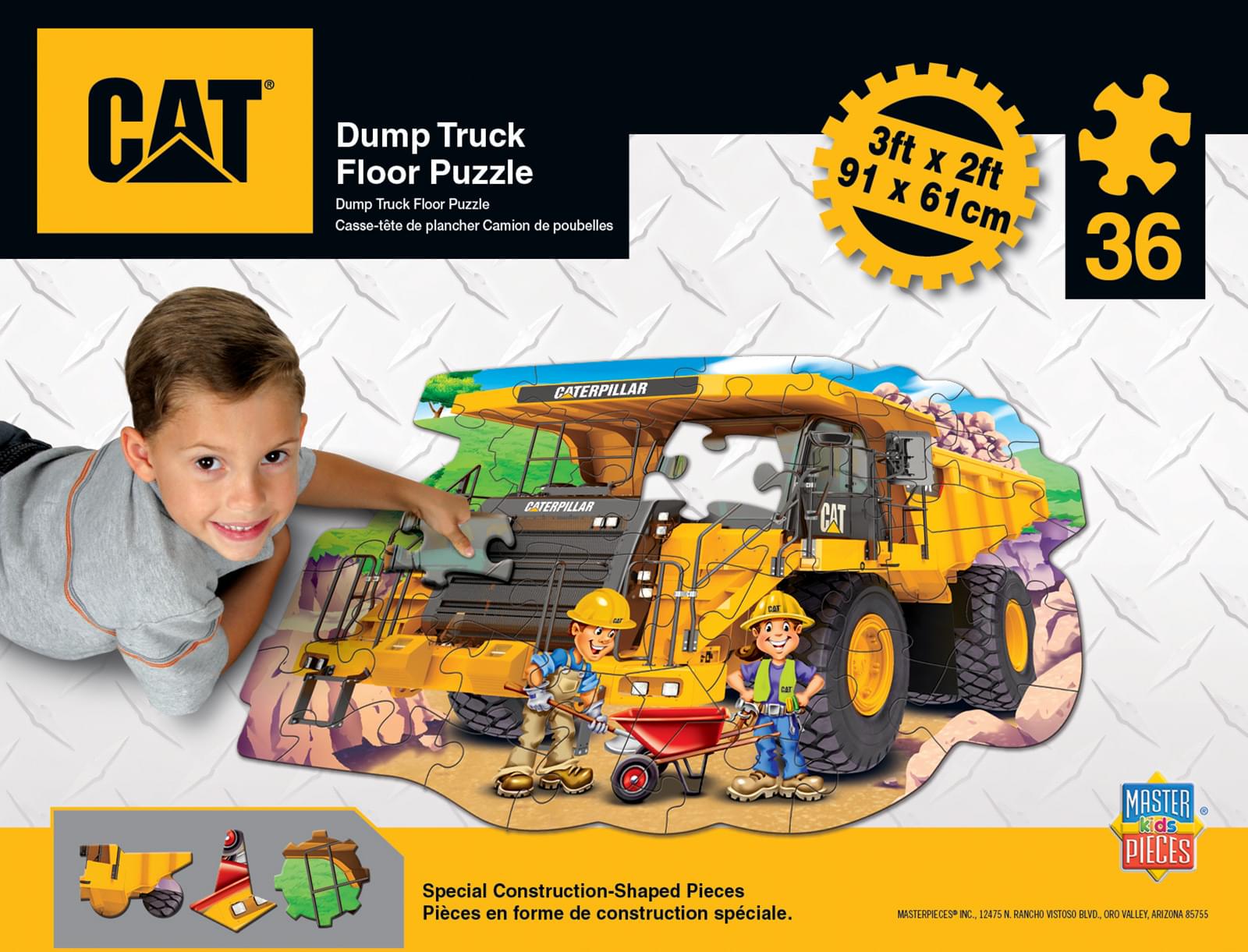 Caterpillar Shaped 36 Piece Giant Floor Jigsaw Puzzle