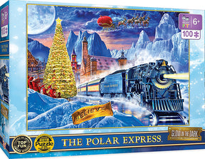 The Polar Express 100 Piece Glow In The Dark Jigsaw Puzzle