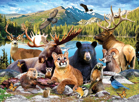 Wildlife of Rocky Mountain National Park 100 Piece Jigsaw Puzzle