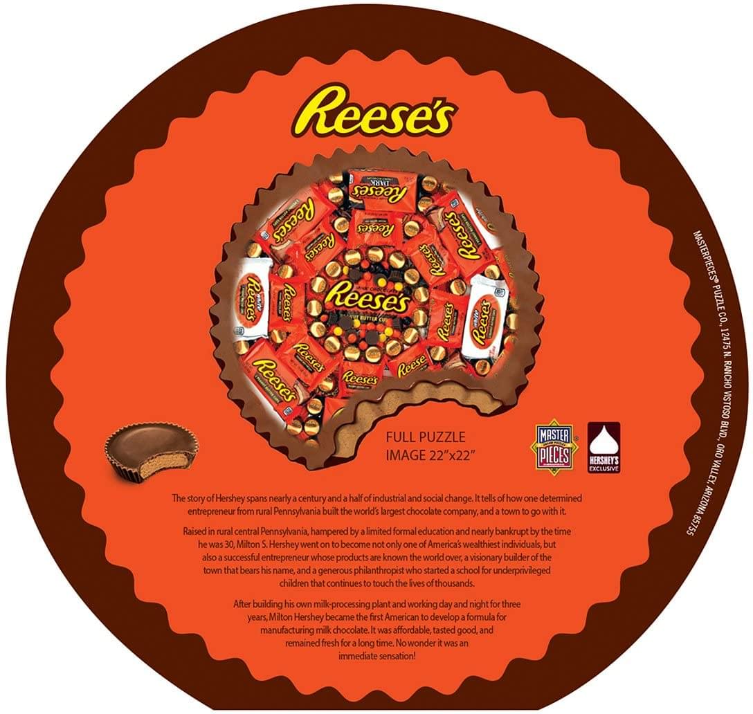 Hershey's Shaped Reese's 500 Piece Jigsaw Puzzle