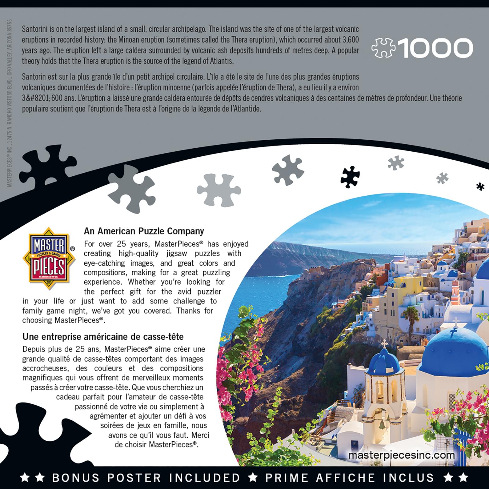 ShutterSpeed Santorini Spring 1000 Piece Jigsaw Puzzle