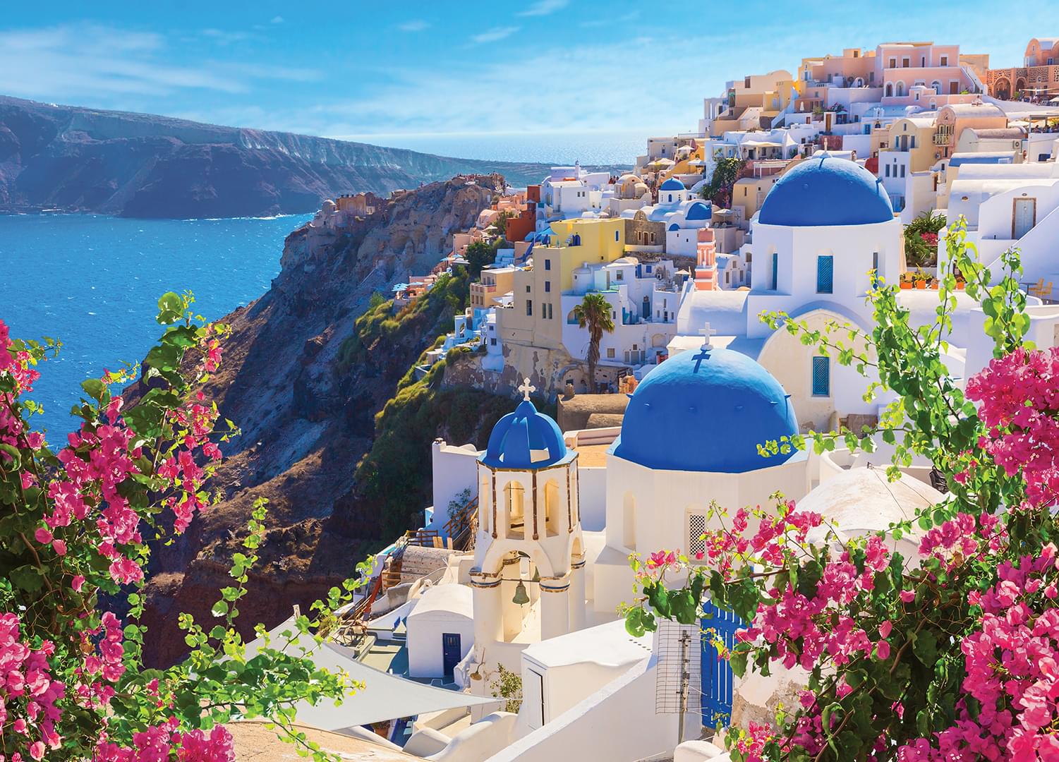 ShutterSpeed Santorini Spring 1000 Piece Jigsaw Puzzle