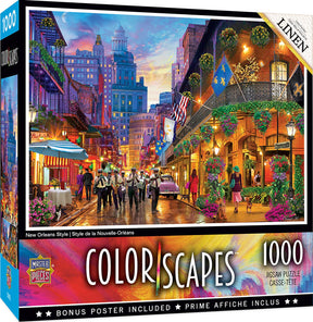 Colorscapes New Orleans Style 1000 Piece Linen Jigsaw Puzzle