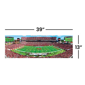 Tampa Bay Buccaneers Stadium NFL 1000 Piece Panoramic Jigsaw Puzzle