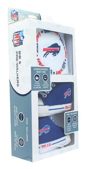 Buffalo Bills NFL 2-Piece Baby Gift Set | Bib & Pre-Walkers