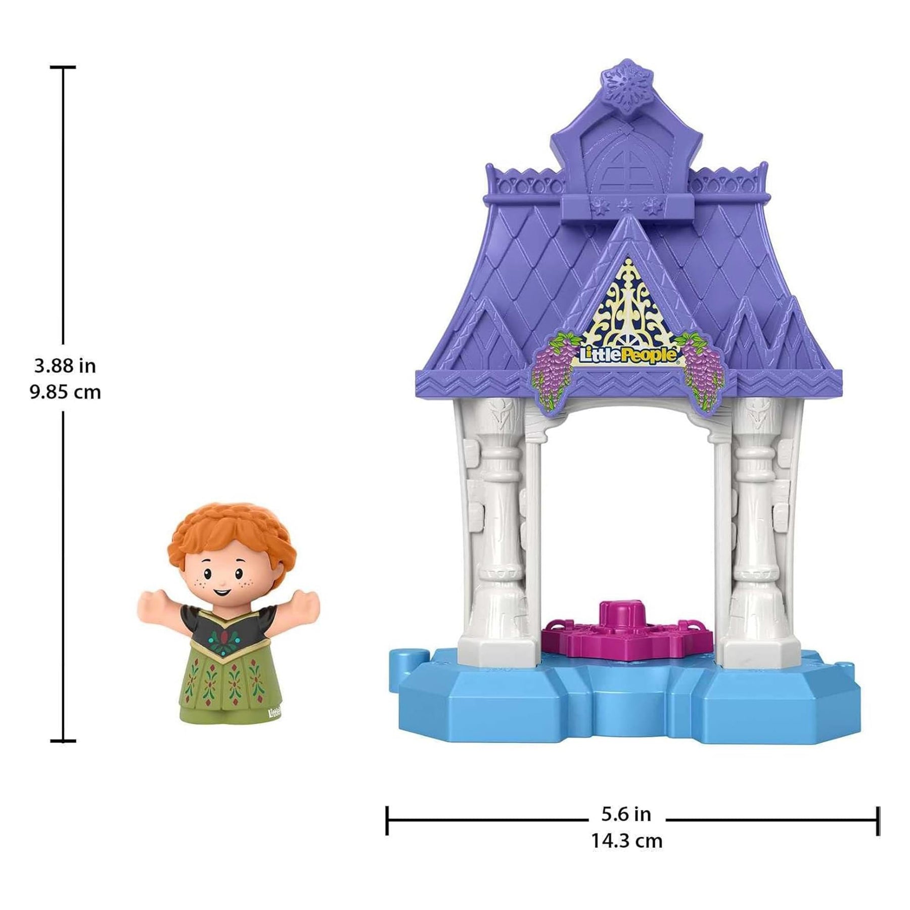 Disney Frozen Anna In Arendelle Little People Playset