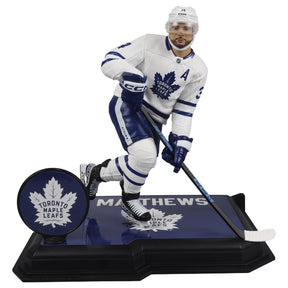 NHL McFarlane Sports Picks 7 Inch Chase Figure | Auston Matthews White Jersey