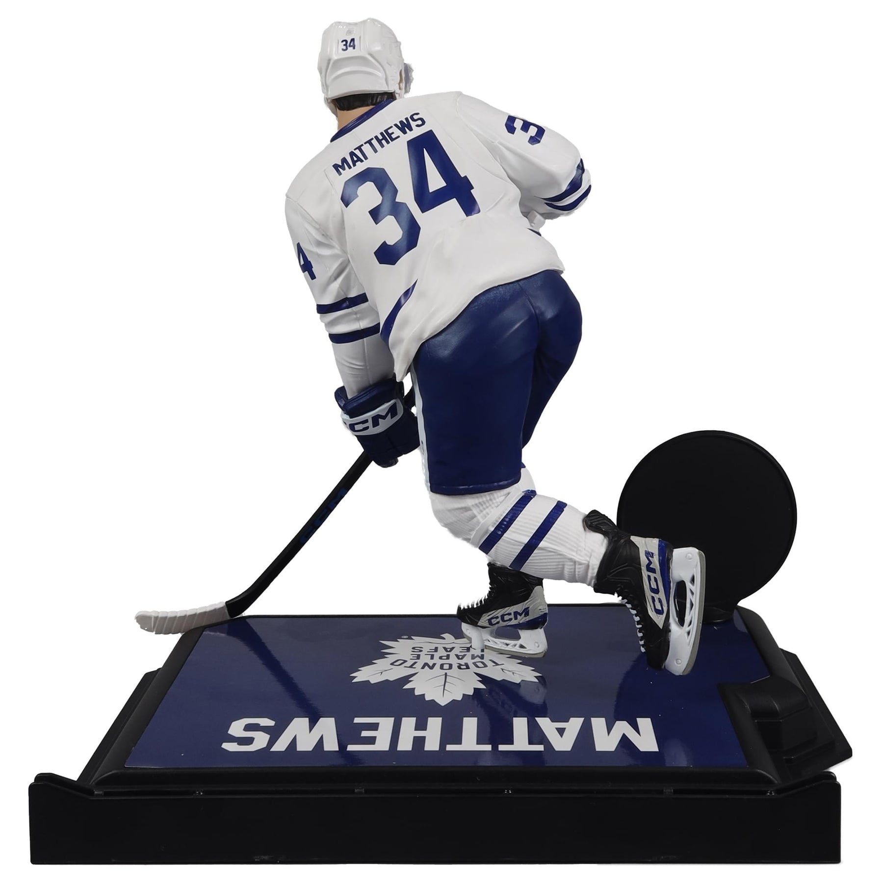 NHL McFarlane Sports Picks 7 Inch Chase Figure | Auston Matthews White Jersey