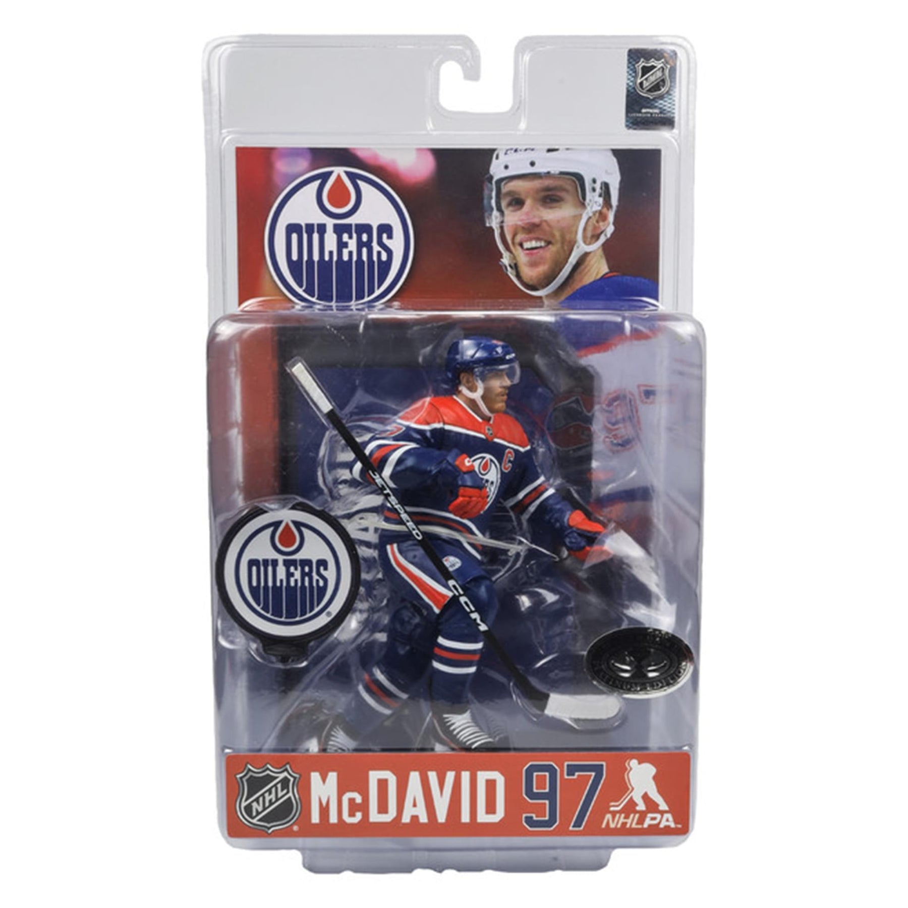 NHL McFarlane Sports Picks 7 Inch Chase Figure | Connor McDavid Blue Jersey