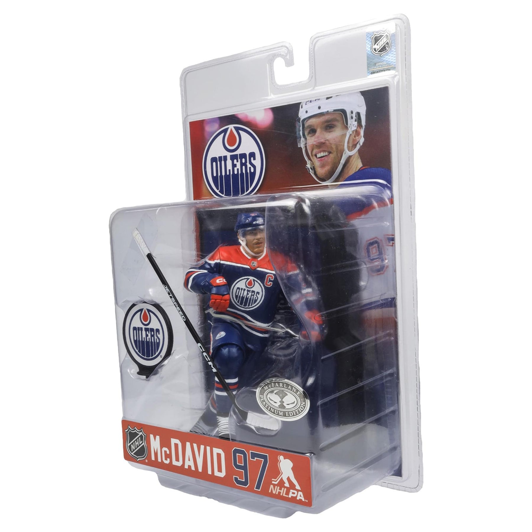 NHL McFarlane Sports Picks 7 Inch Chase Figure | Connor McDavid Blue Jersey