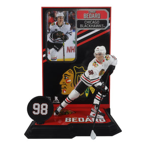 NHL McFarlane Legacy Series 7 Inch Chase Figure | Connor Bedard White Jersey