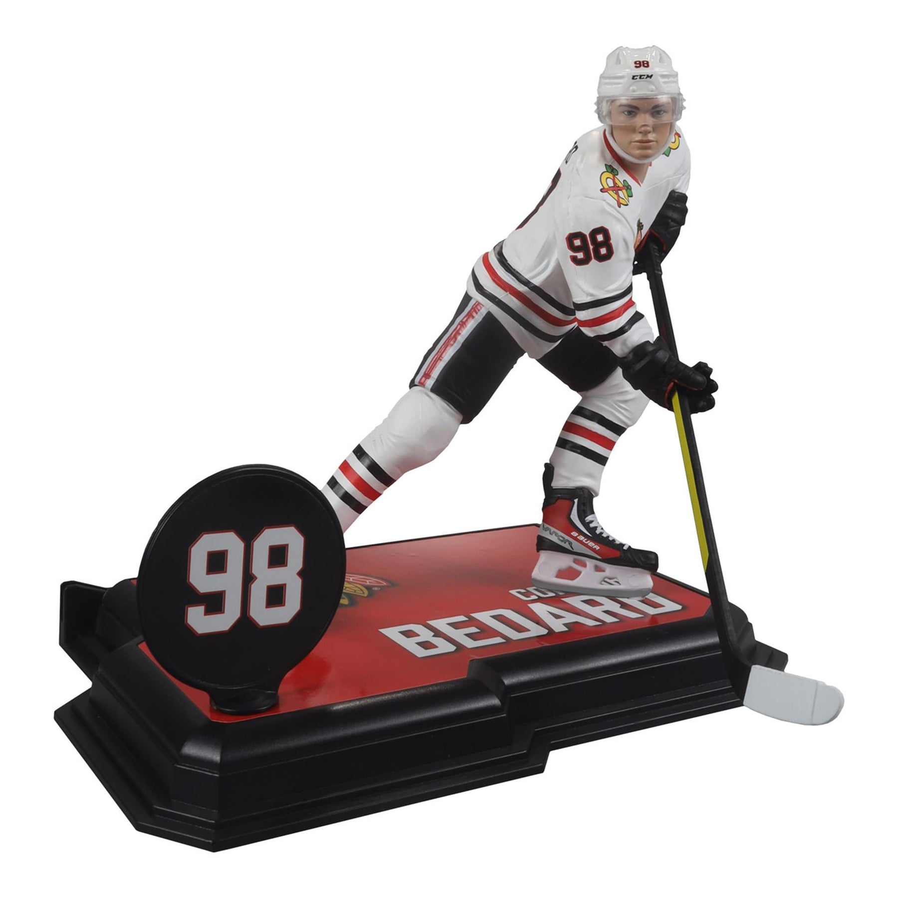 NHL McFarlane Legacy Series 7 Inch Chase Figure | Connor Bedard White Jersey