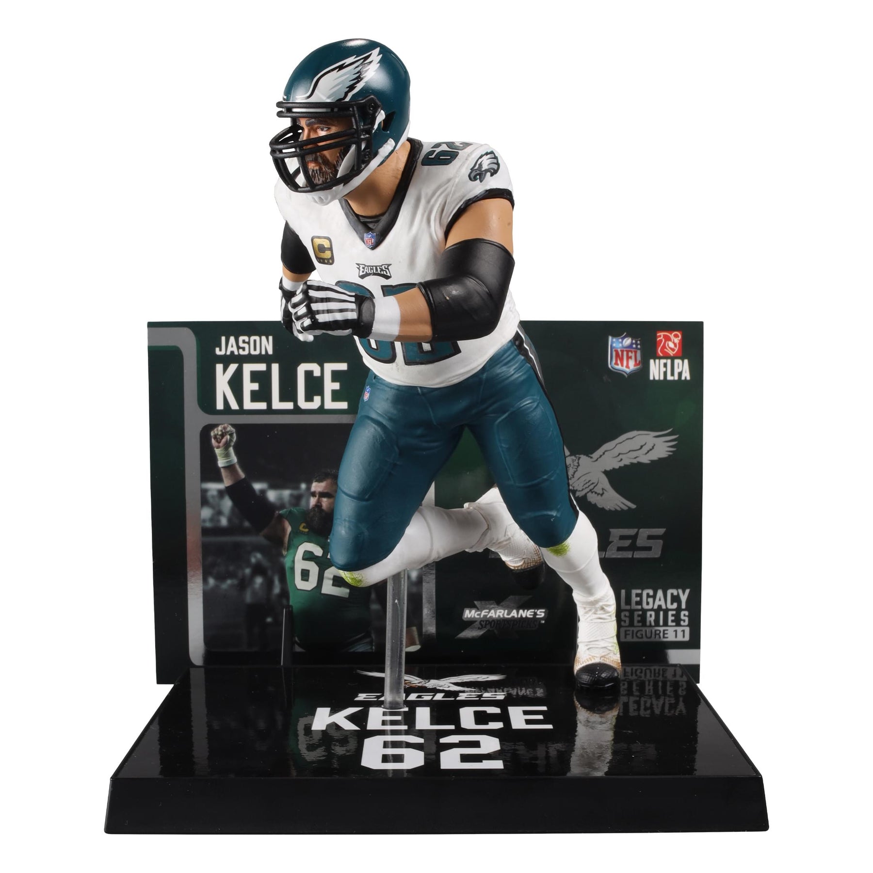 Philadelphia Eagles NFL Jason Kelce McFarlane Action Figure | White Jersey Chase