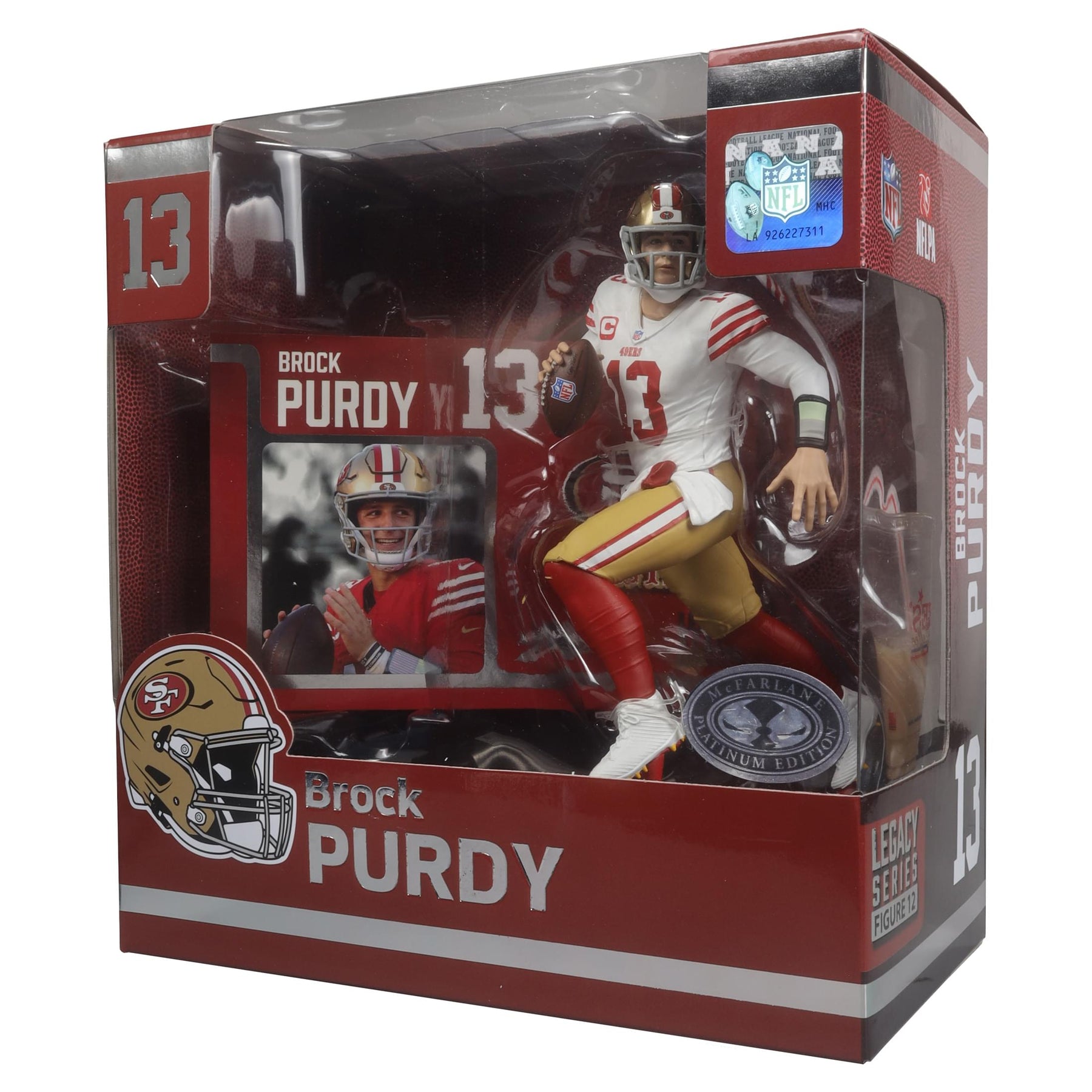 San Francisco 49ers NFL Brock Purdy McFarlane Action Figure | White Jersey Chase