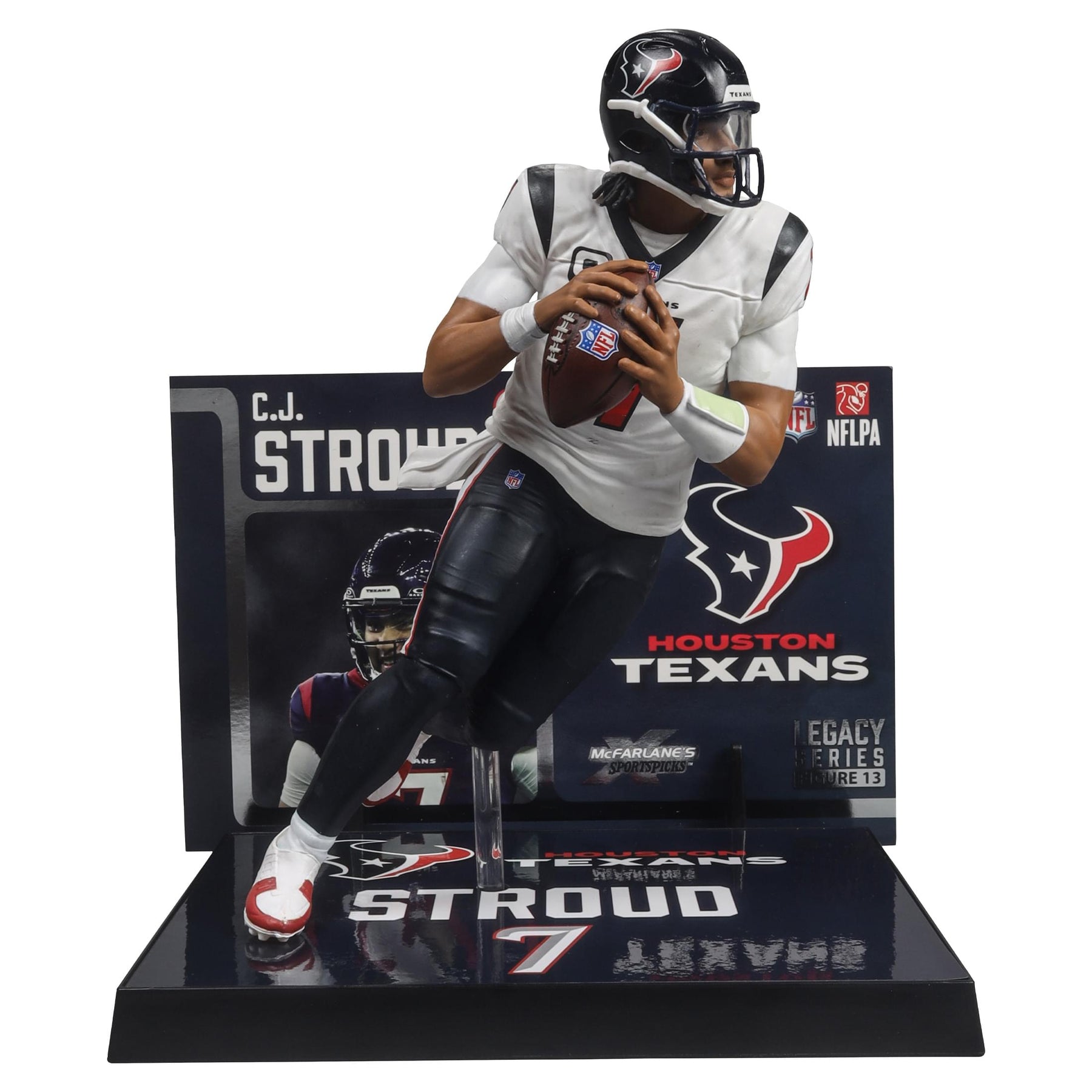 Houston Texans NFL CJ Stroud McFarlane Action Figure | White Jersey Chase