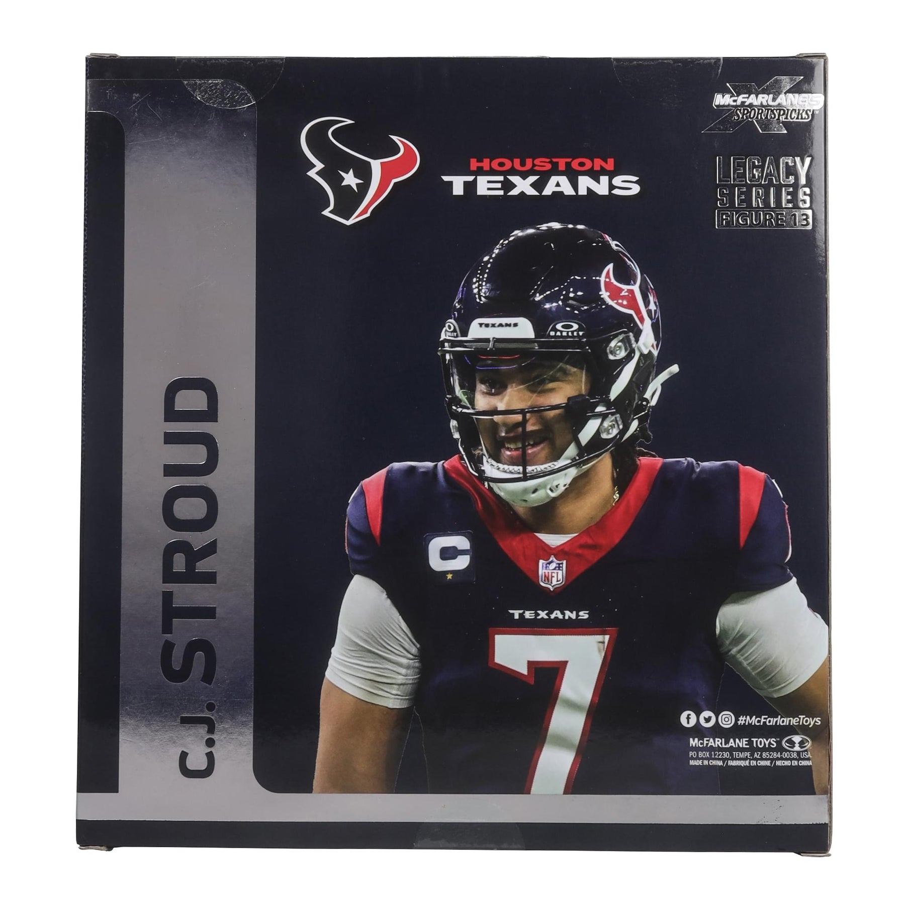 Houston Texans NFL CJ Stroud McFarlane Action Figure | White Jersey Chase