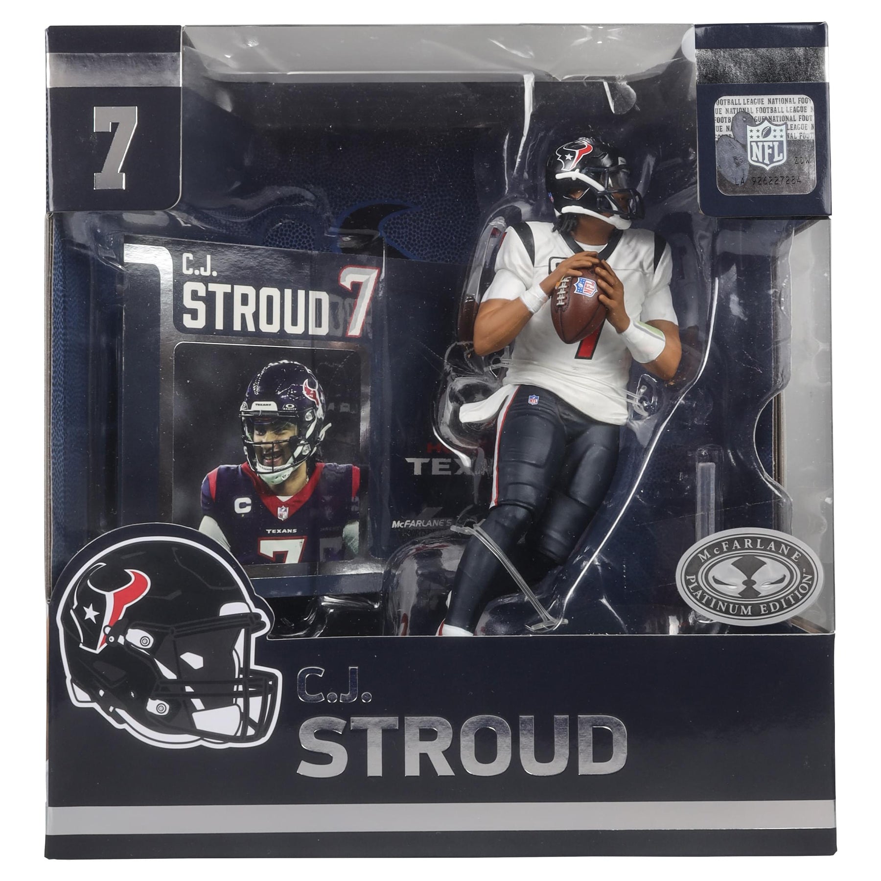 Houston Texans NFL CJ Stroud McFarlane Action Figure | White Jersey Chase